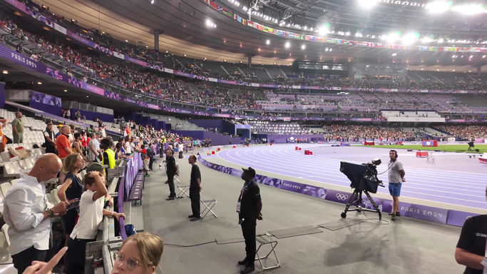 The American National Anthem During Medal Ceremony